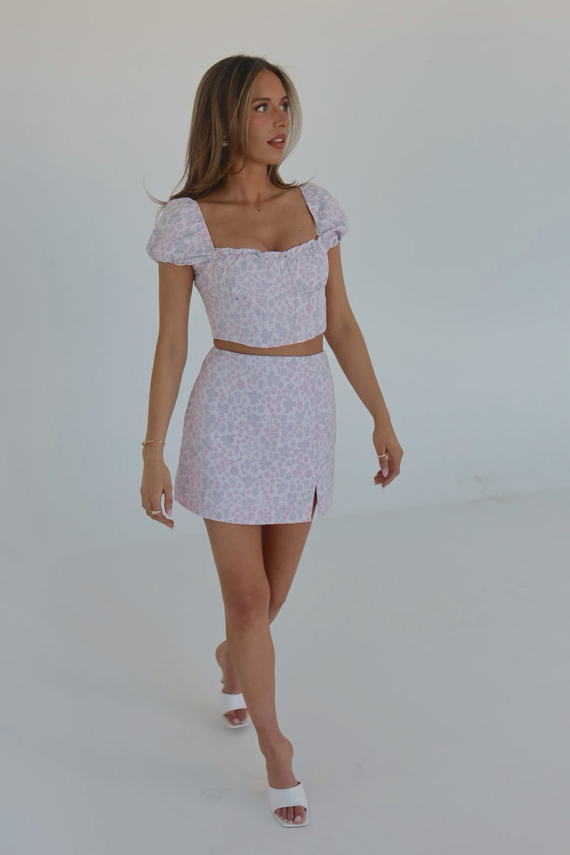 Giovanna Floral Mini Skirt