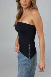 Jayne Asymmetrical Tube Top