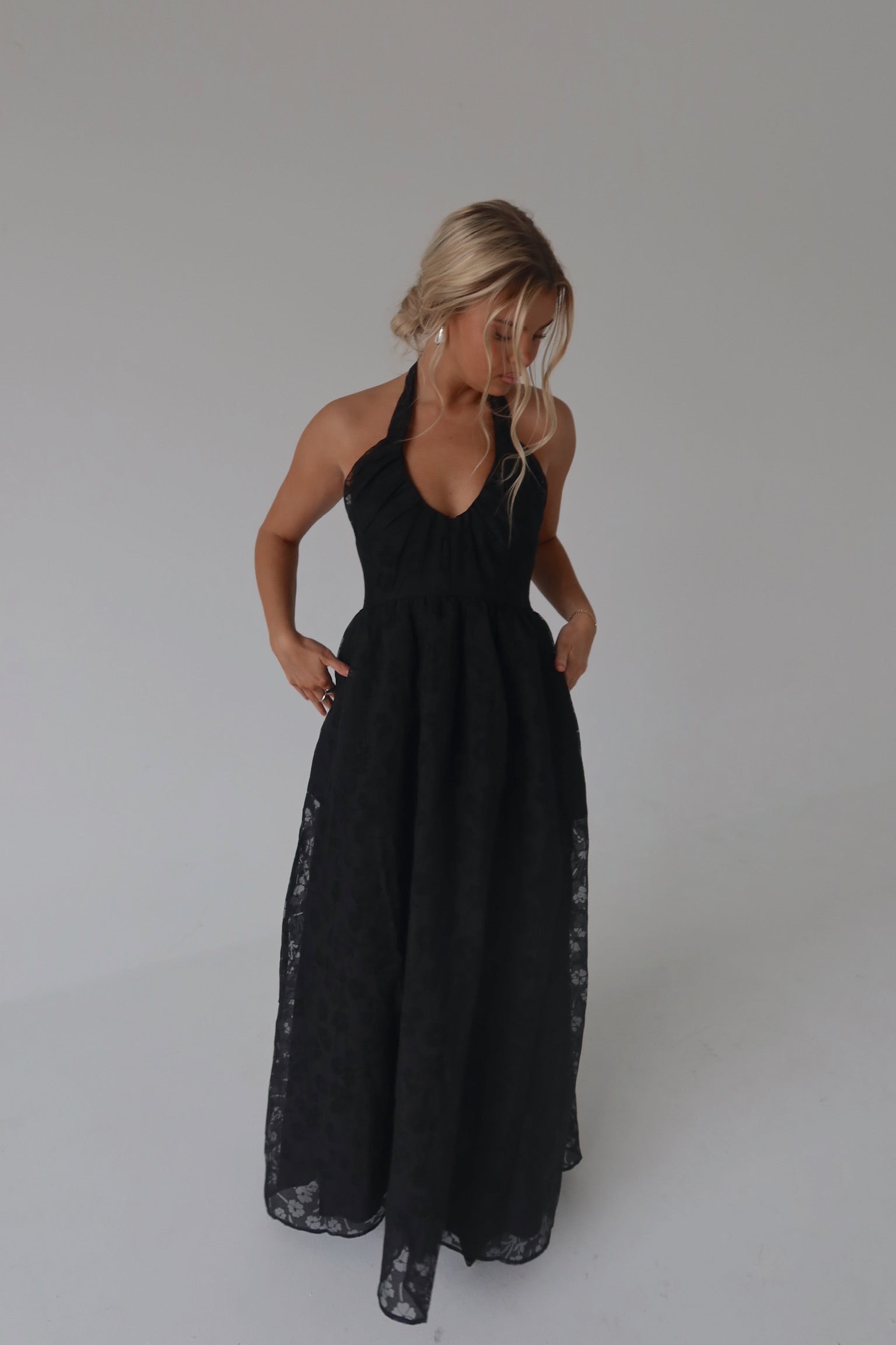 Luna Halter Midi Dress