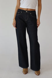 Alix Dark Wash Straight Leg Denim