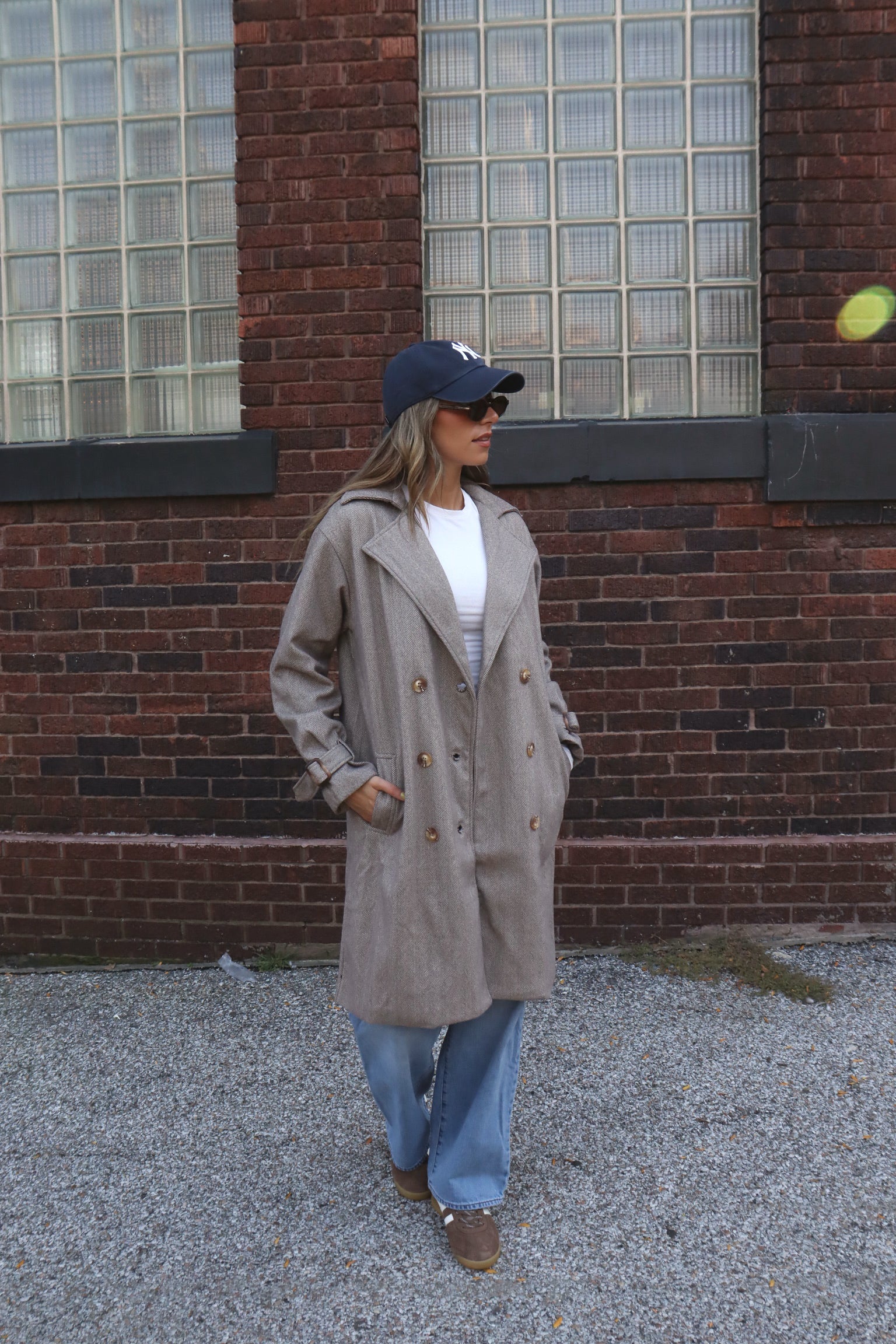 Ayla Herringbone Coat
