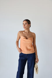 Sunset Glow Satin Cami