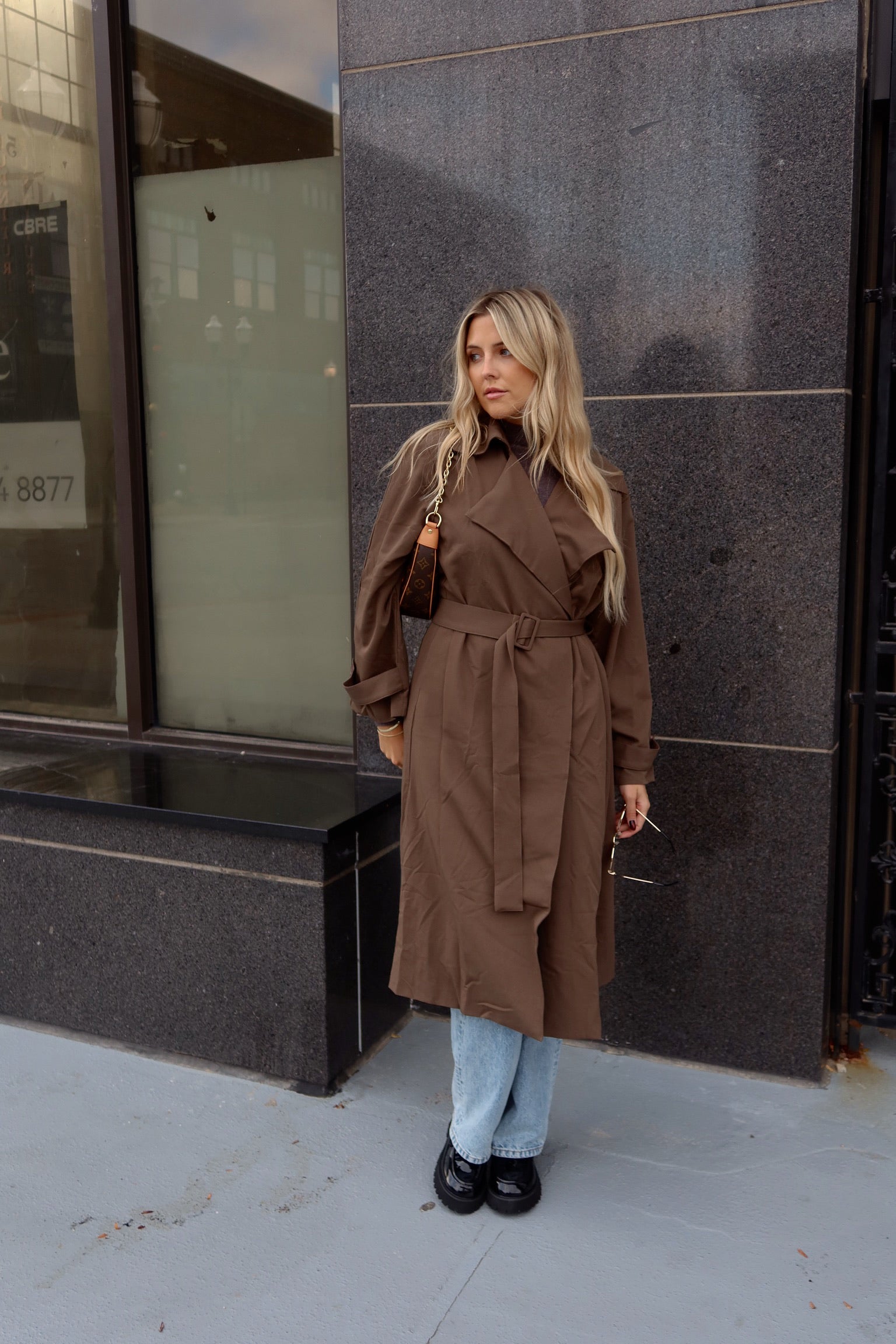 Urban Luxe Belted Trench