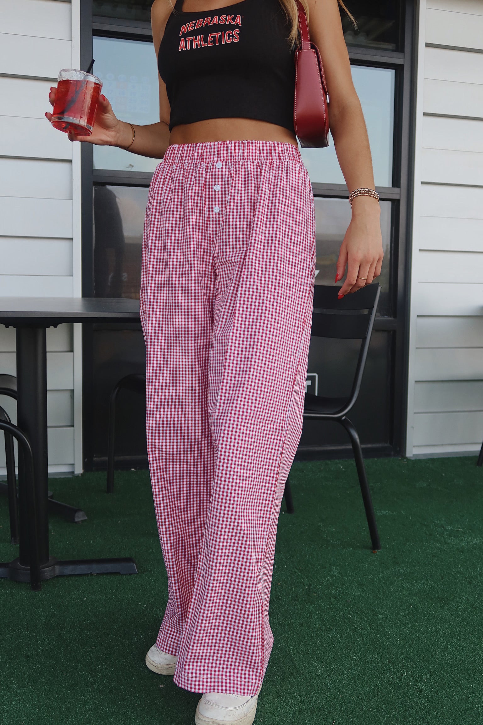 Game Day Gingham Pants