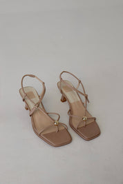 DOLCE VITA : Mylee Heel In Lt. Tan Leather