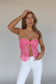 Rachelle Split Front Tube Top