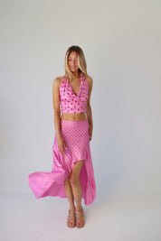 Melody Polka Dot Halter Top