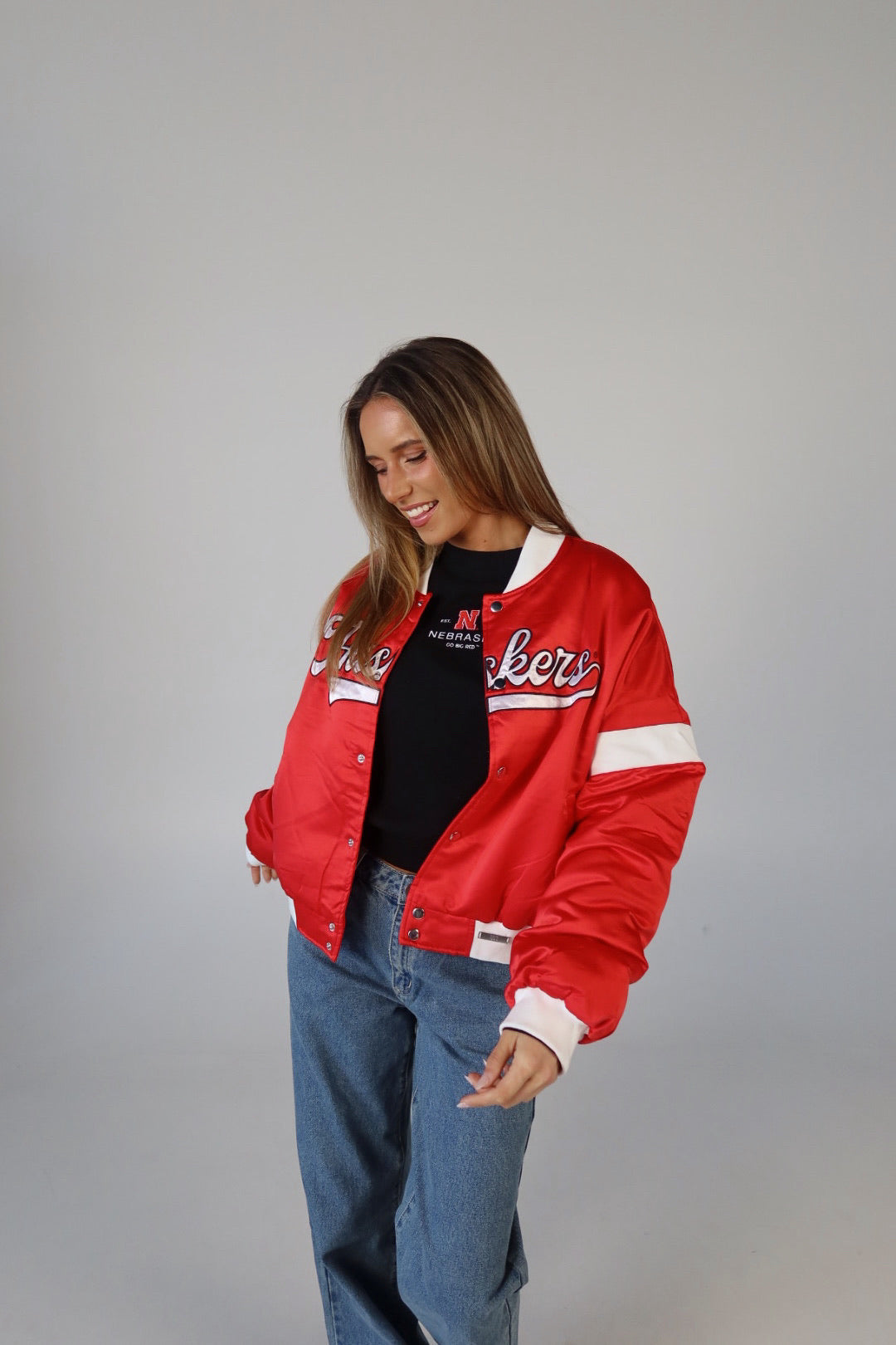 Huskers Varsity Bomber Jacket