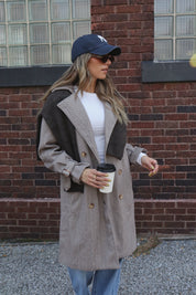 Ayla Herringbone Coat