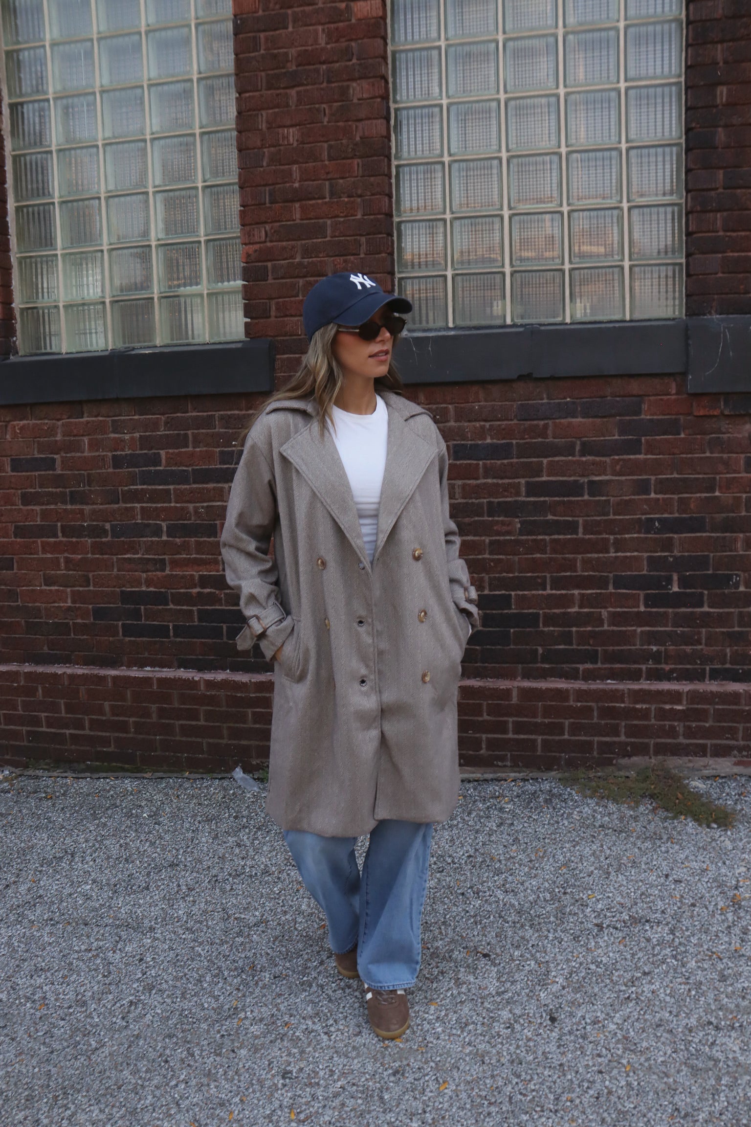 Ayla Herringbone Coat