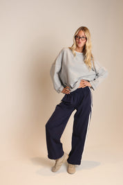 Blake Contrast Long Sleeve Top