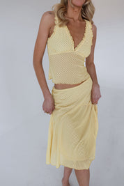 Bridgette Polka Dot Skirt Set