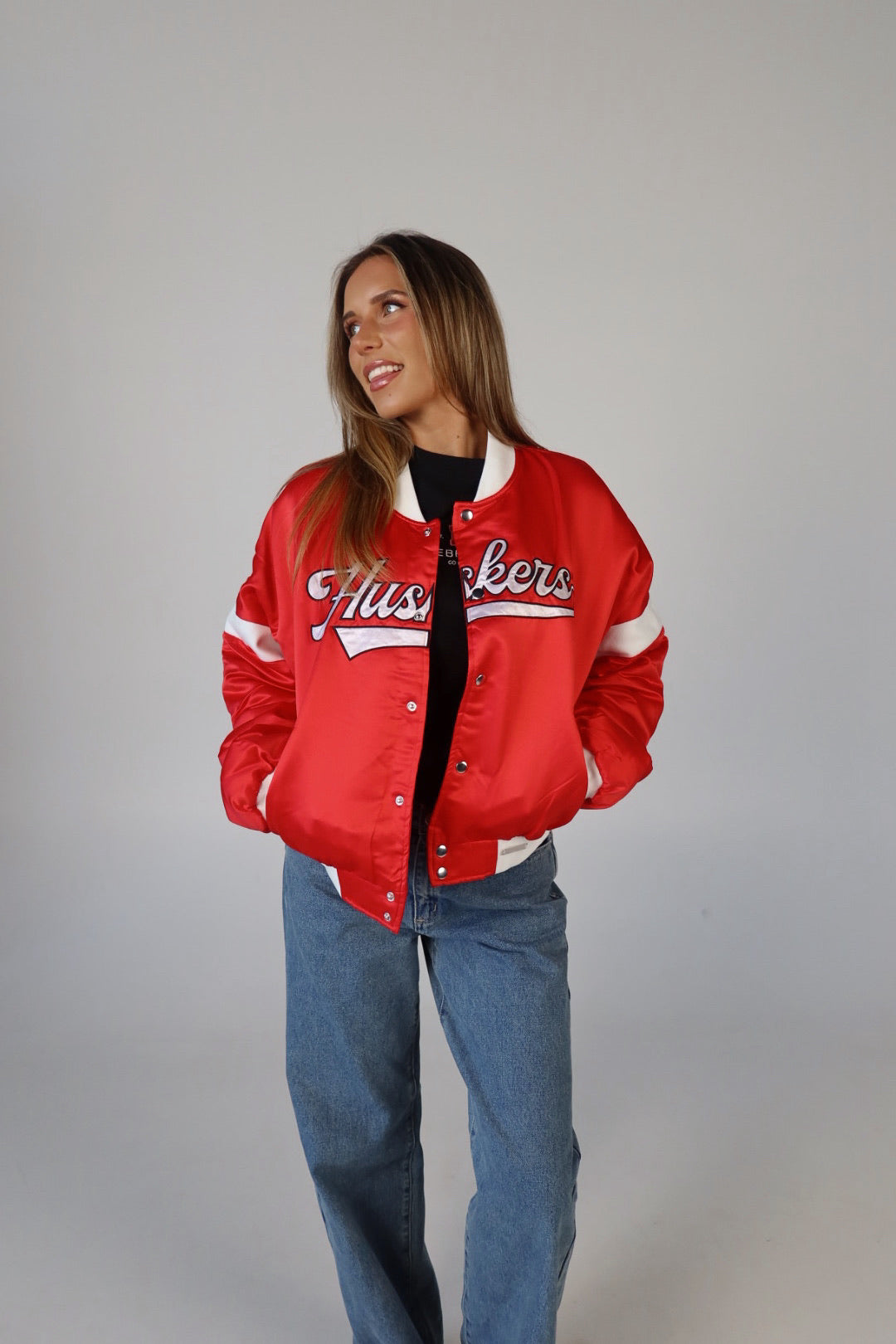 Huskers Varsity Bomber Jacket