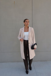 Danielle Beige Trench Coat