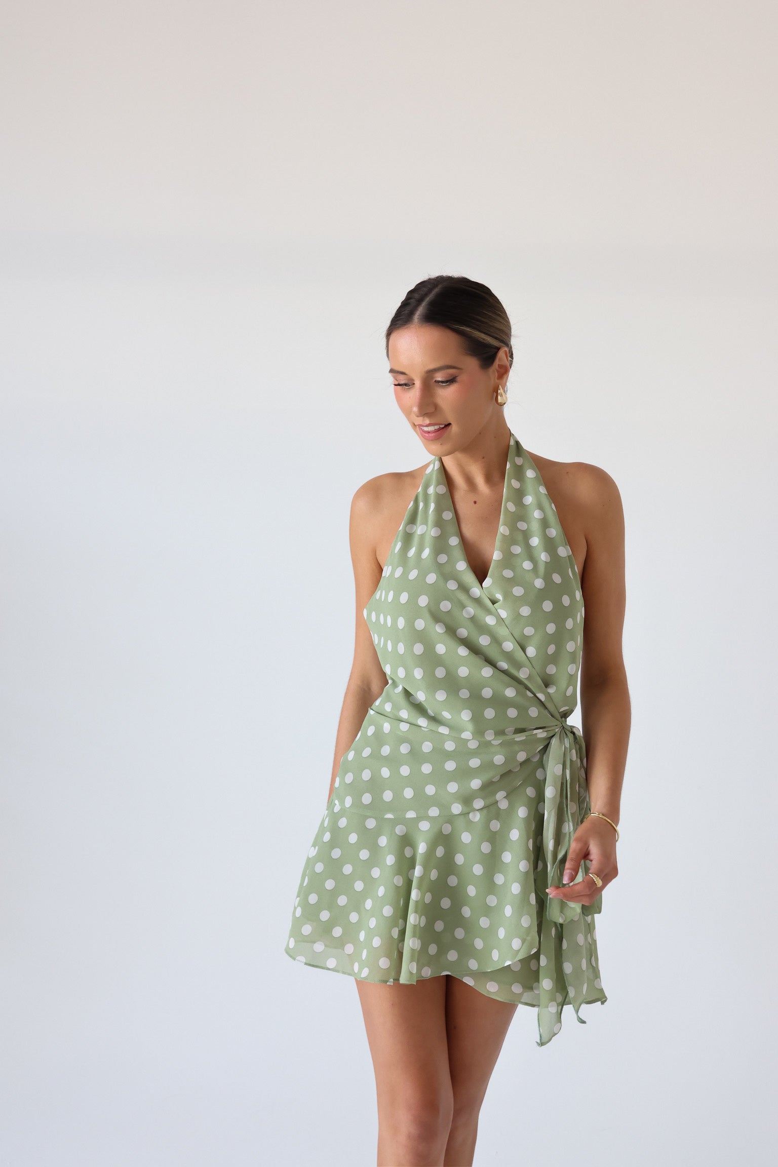 Lottie Polka Dot Mini Dress