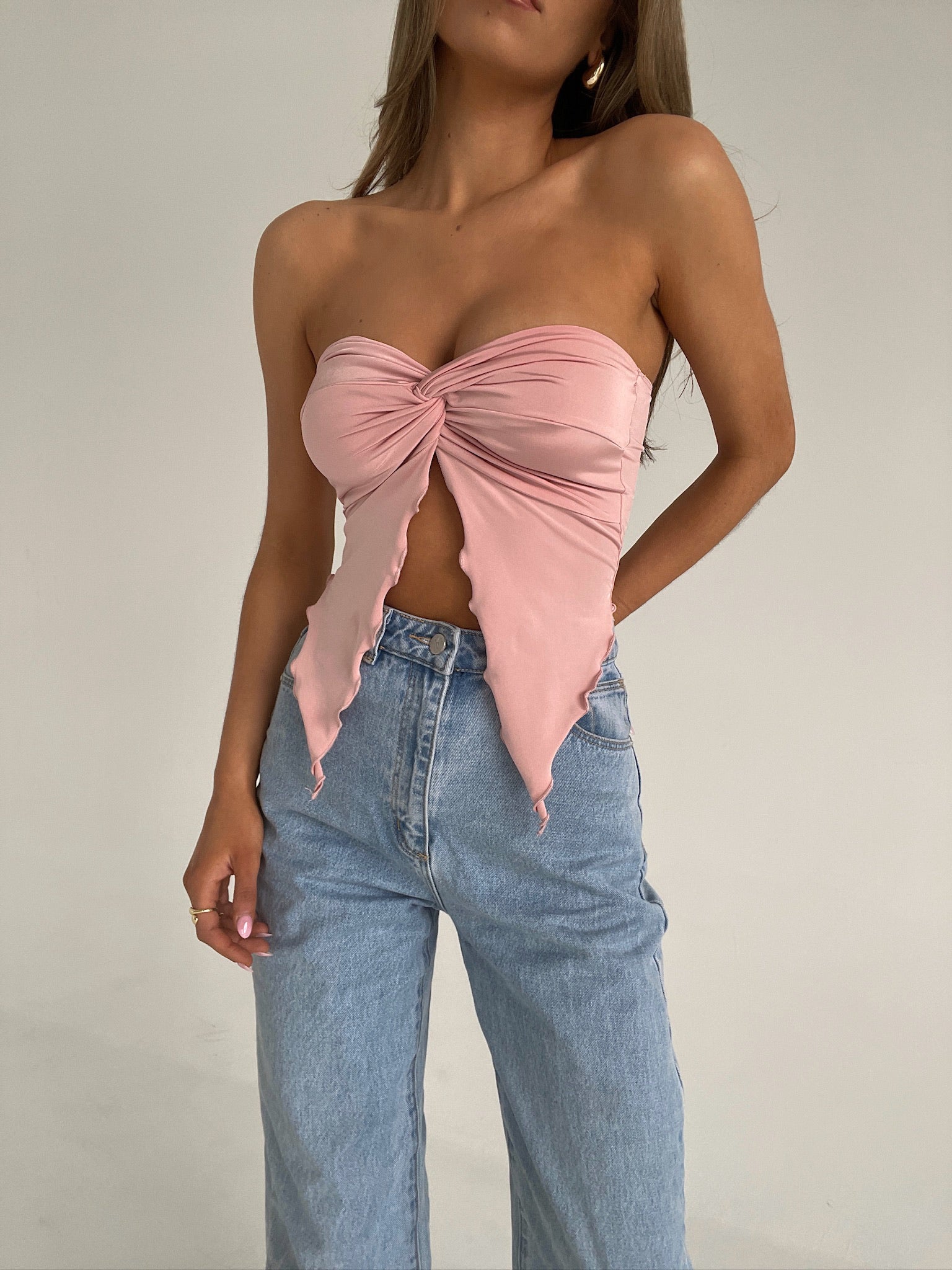 Ella Split Front Tube Top