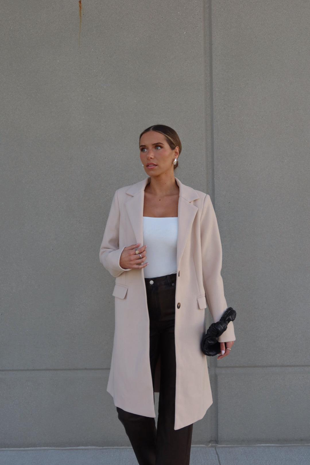 Danielle Beige Trench Coat