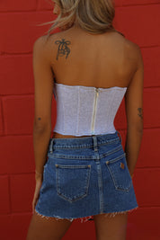 Nebraska Contrast Corset Top