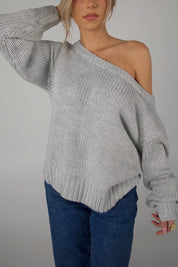 Brandy Off The Shoulder Sweater