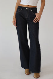 Alix Dark Wash Straight Leg Denim