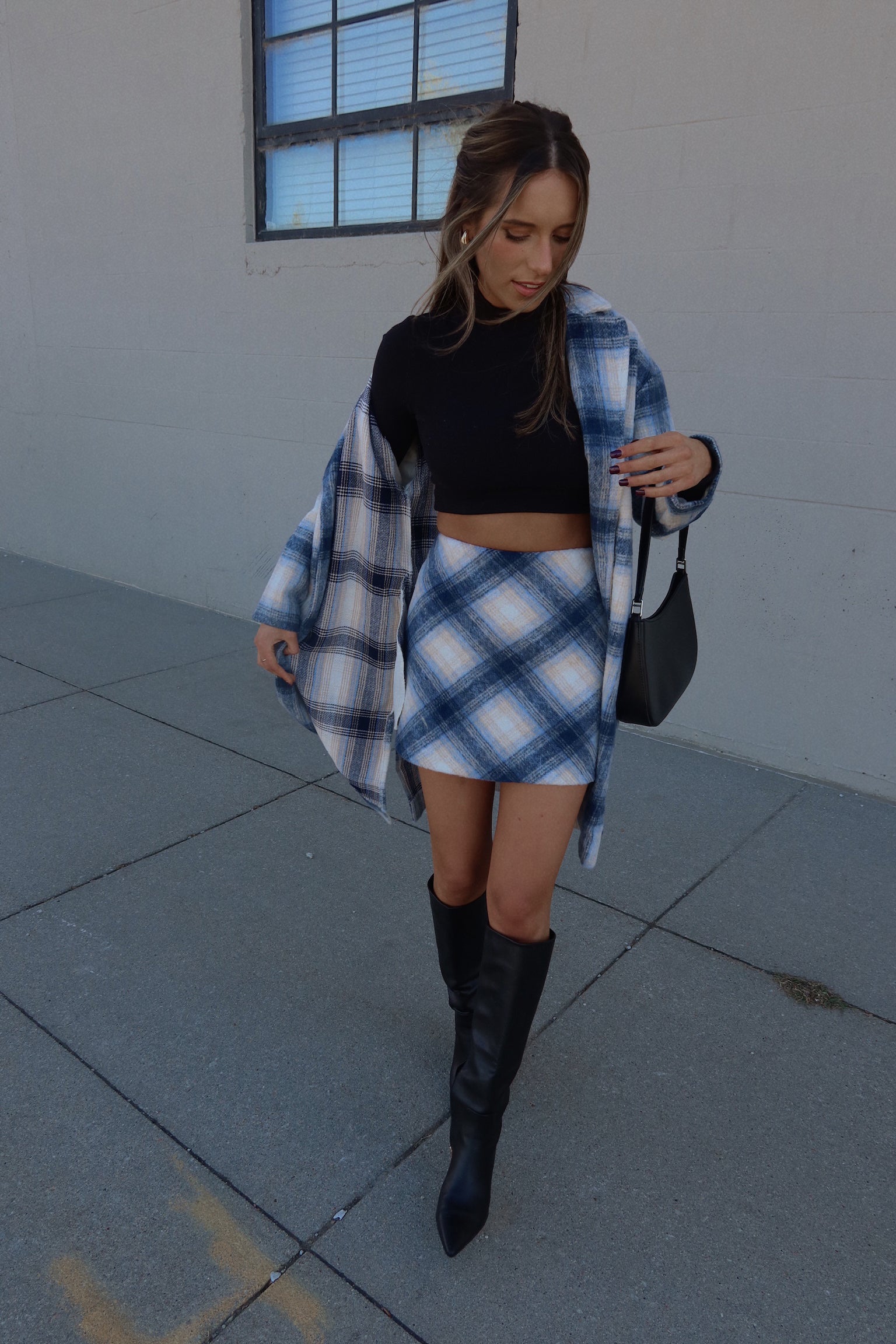 Serena Plaid Mini Skirt