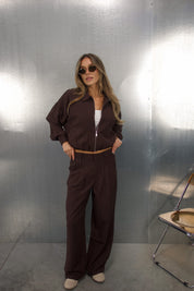 Sawyer Striped Bomber Jacket