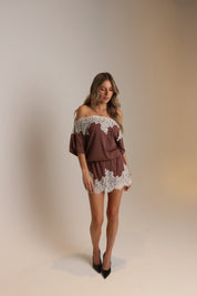 Phoebe Lace Off The Shoulder Dress