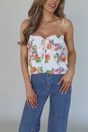 Monroe Floral Top