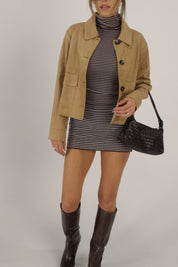 Noah Striped Knit Skort