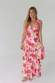 Ainsley Tiered Floral Maxi Dress