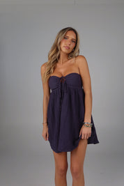 Nola Strapless Baby Doll Mini Dress