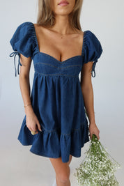 Denim Babydoll Dress