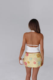 Willa White Halter Top