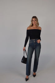 ABRAND Double Waisted Denim