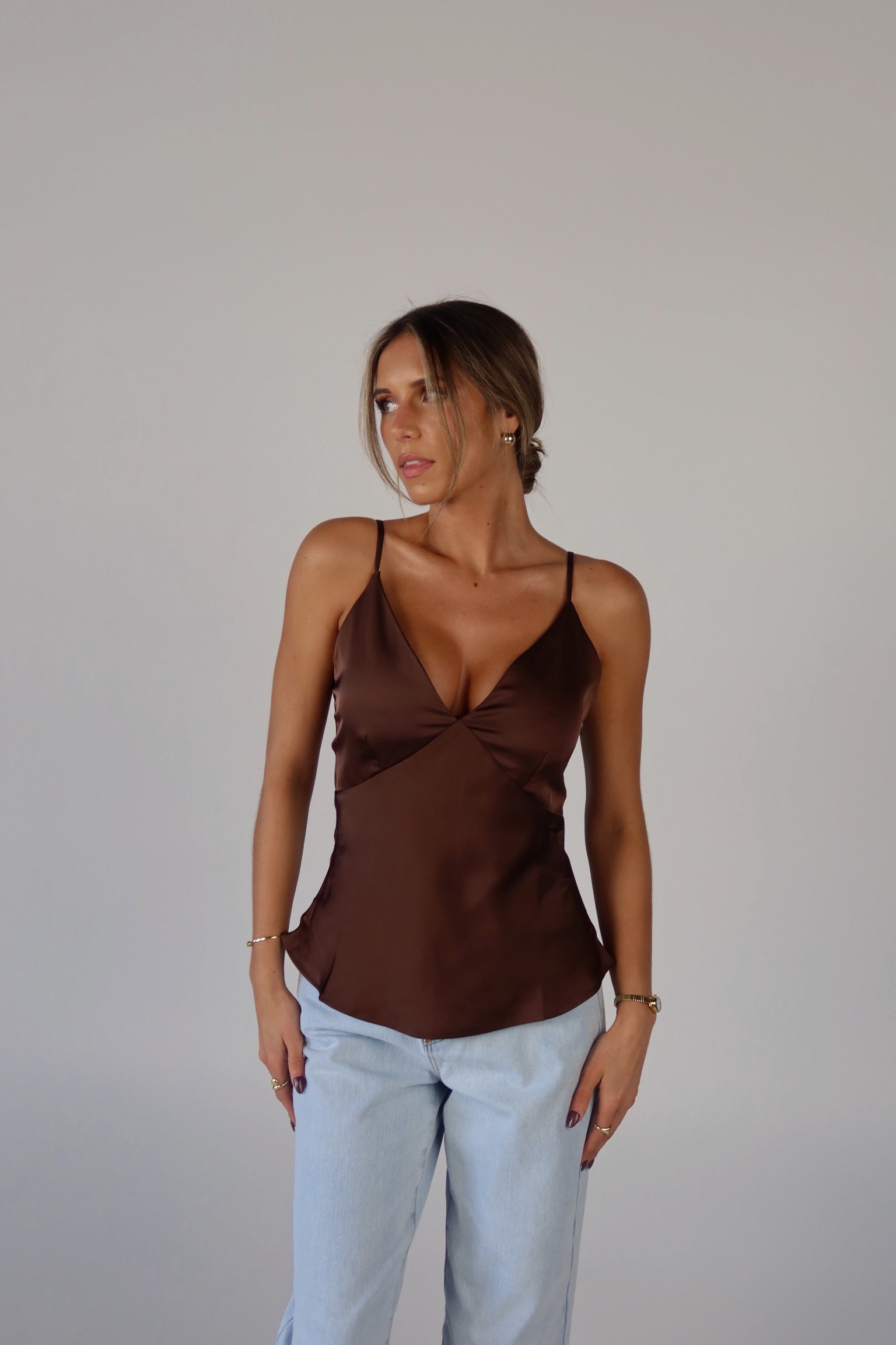 Silk Serenity V-Neck Tank