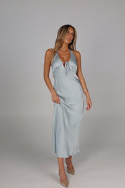 Kaytie Satin Maxi Dress