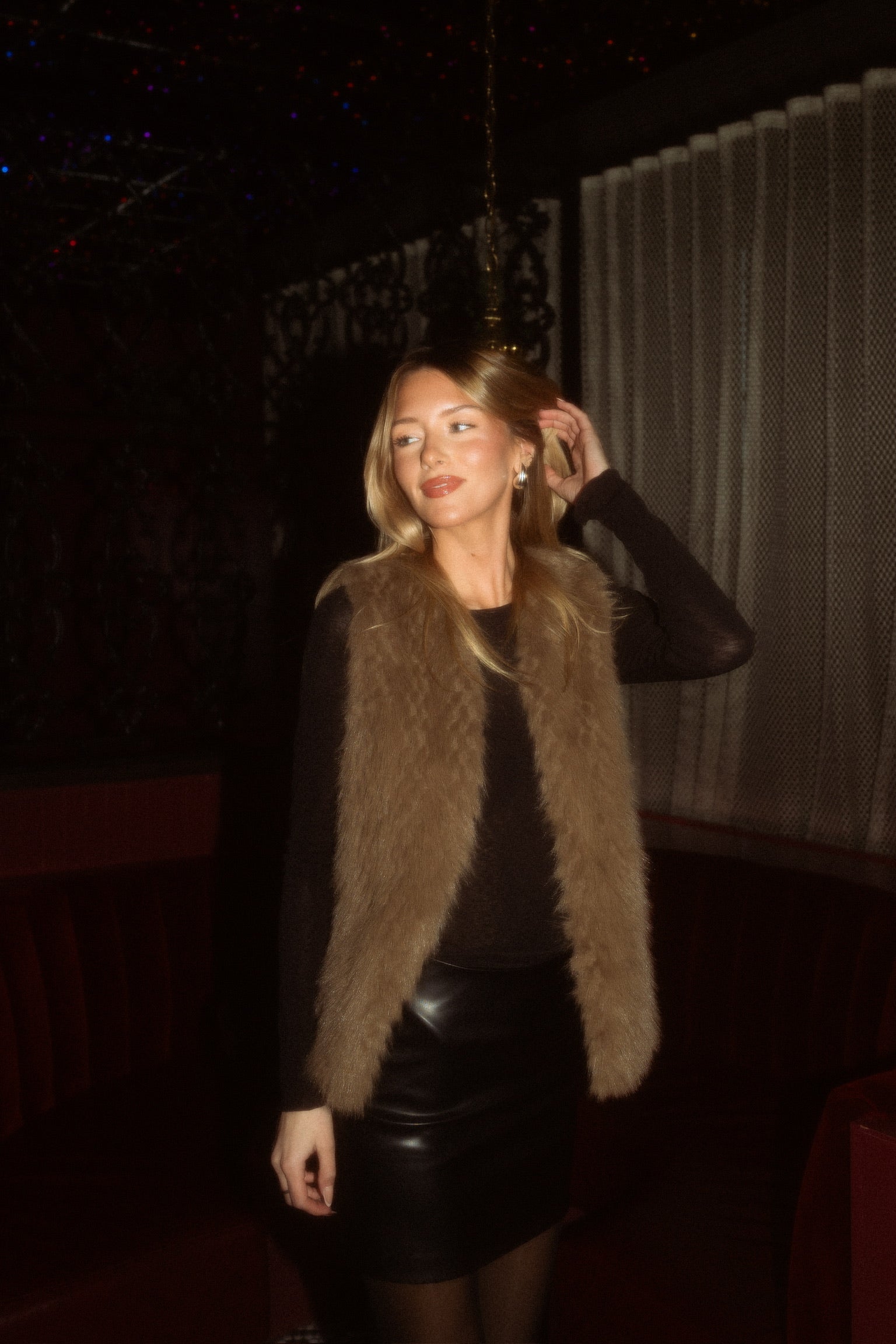 Ronnie Faux Fur Vest