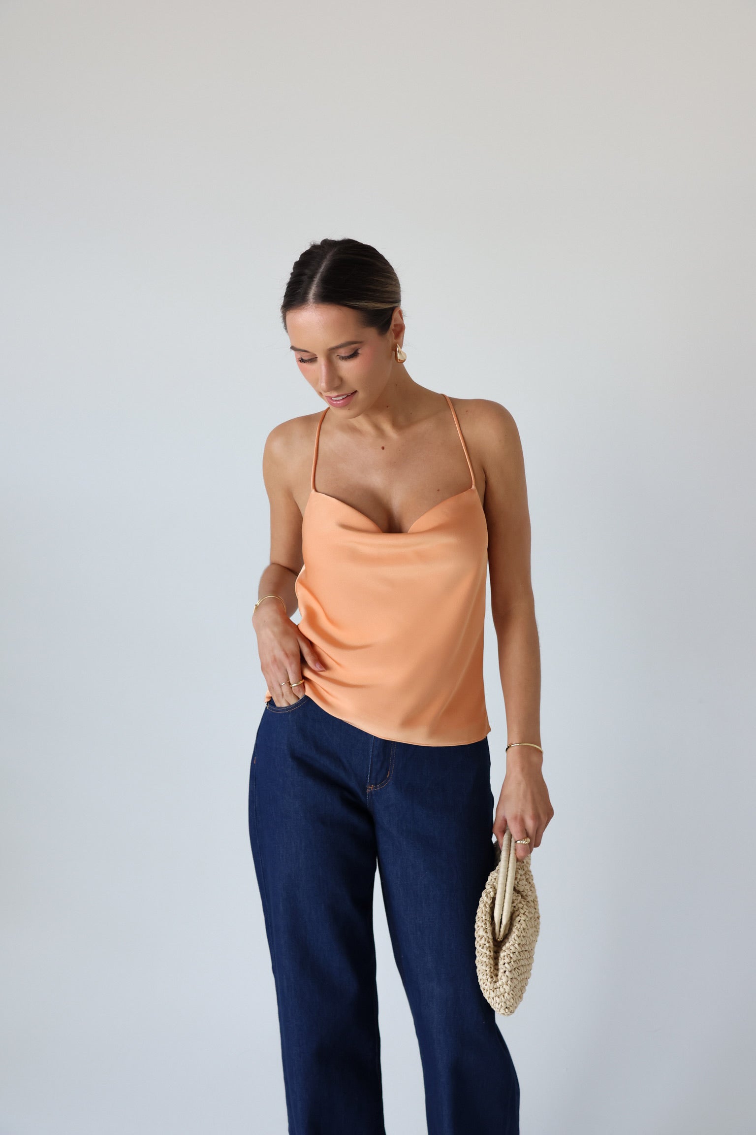 Sunset Glow Satin Cami