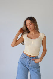 Callan Contrast Henley Tee