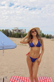 Frankie Navy and Red Contrast Bikini