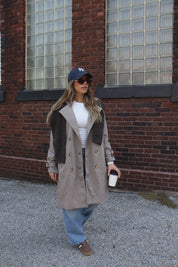Ayla Herringbone Coat
