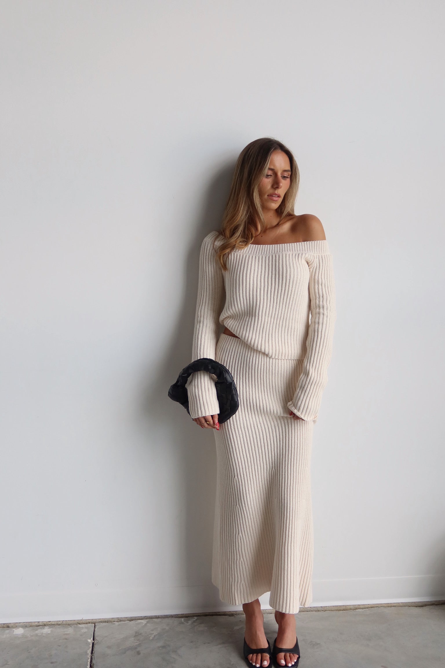 Kennedy Off Shoulder Knit Top