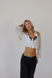 Tatum Layered Button Down Top