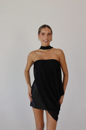 Delylah Draped Mini Dress