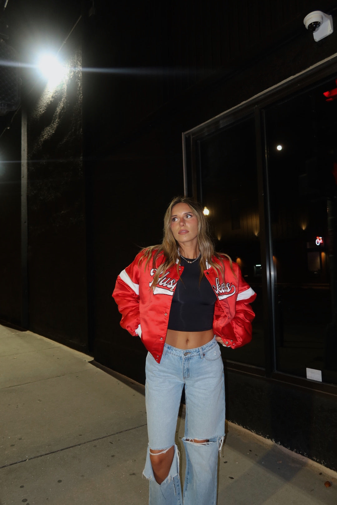 Huskers Varsity Bomber Jacket