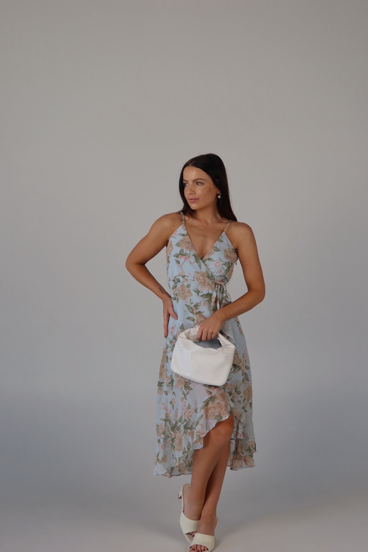 SALE :Celina Floral Midi Dress