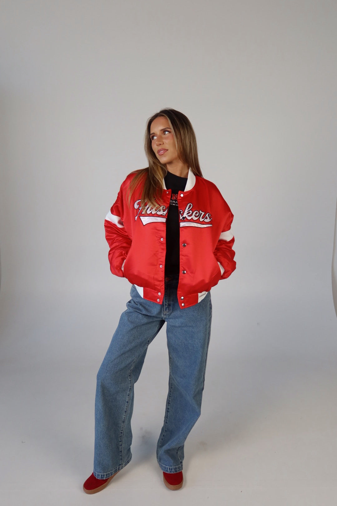 Huskers Varsity Bomber Jacket