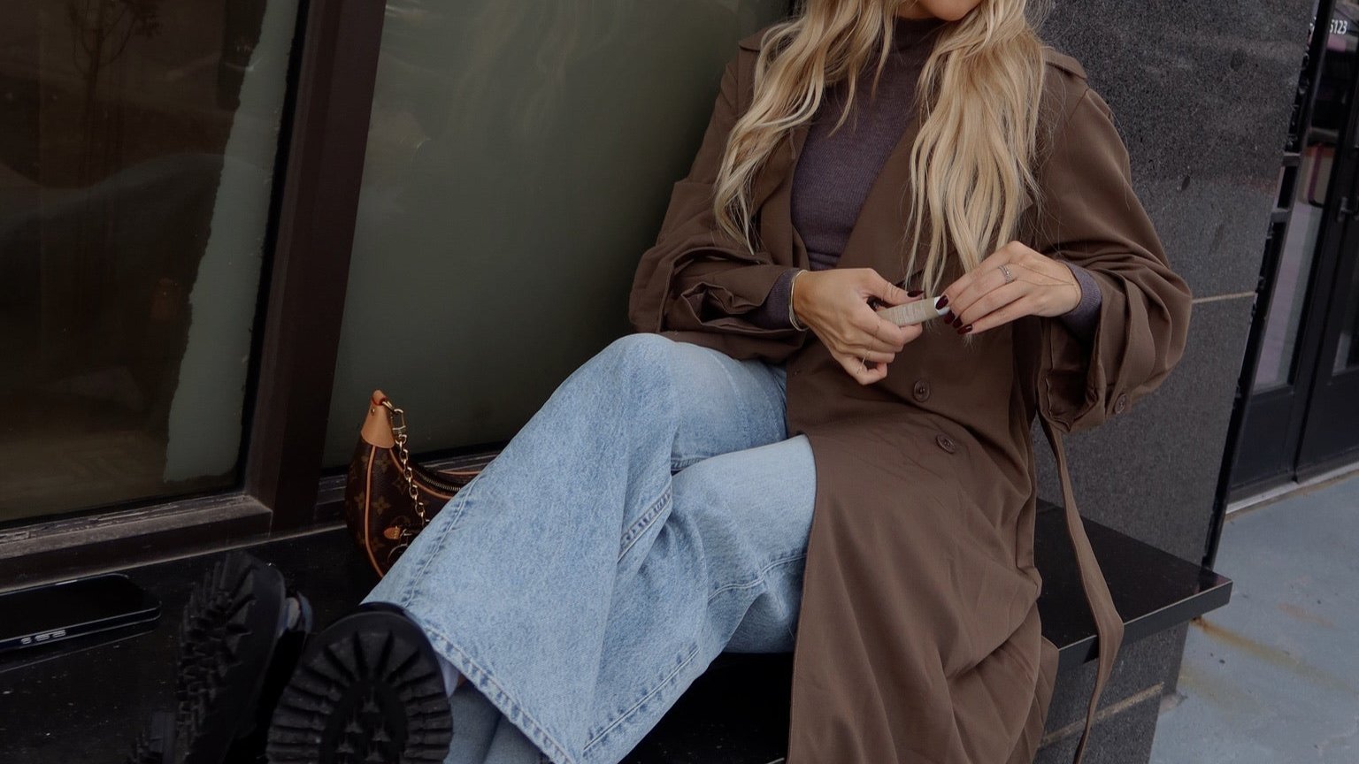 Urban Luxe Belted Trench