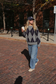 Rowan Argyle Sweater