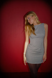 Vivien Houndstooth Mini Dress